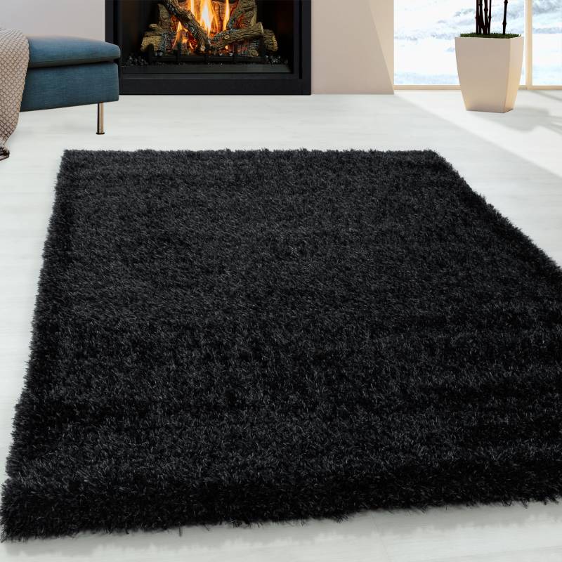 Ayyildiz Teppiche Hochflor-Teppich »BRILLIANT 4200«, rechteckig, 50 mm Höhe, Läufer, auch in rund, Langflor, Shaggy, Wohnzimmer von Ayyildiz Teppiche