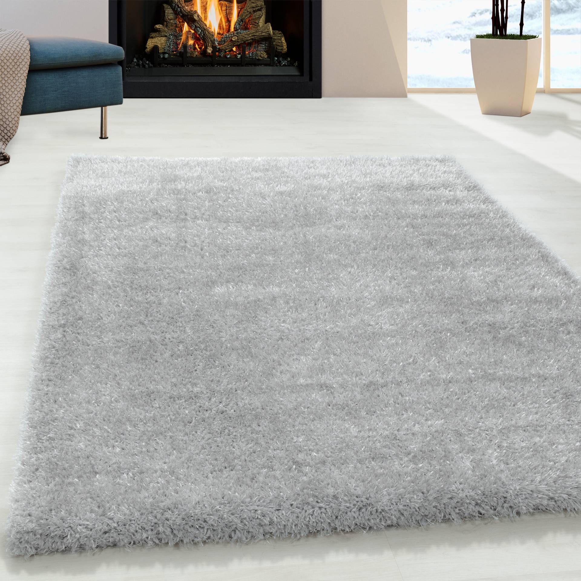 Ayyildiz Teppiche Hochflor-Teppich »BRILLIANT 4200«, rechteckig, 50 mm Höhe, Läufer, auch in rund, Langflor, Shaggy, Wohnzimmer Ayyildiz Teppiche Hochflor-Teppich »BRILLIANT 4200«, rechteckig, 50 mm Höhe, Läufer, auch in rund, Langflor, Shaggy, Wohnzimmer von Ayyildiz Teppiche
