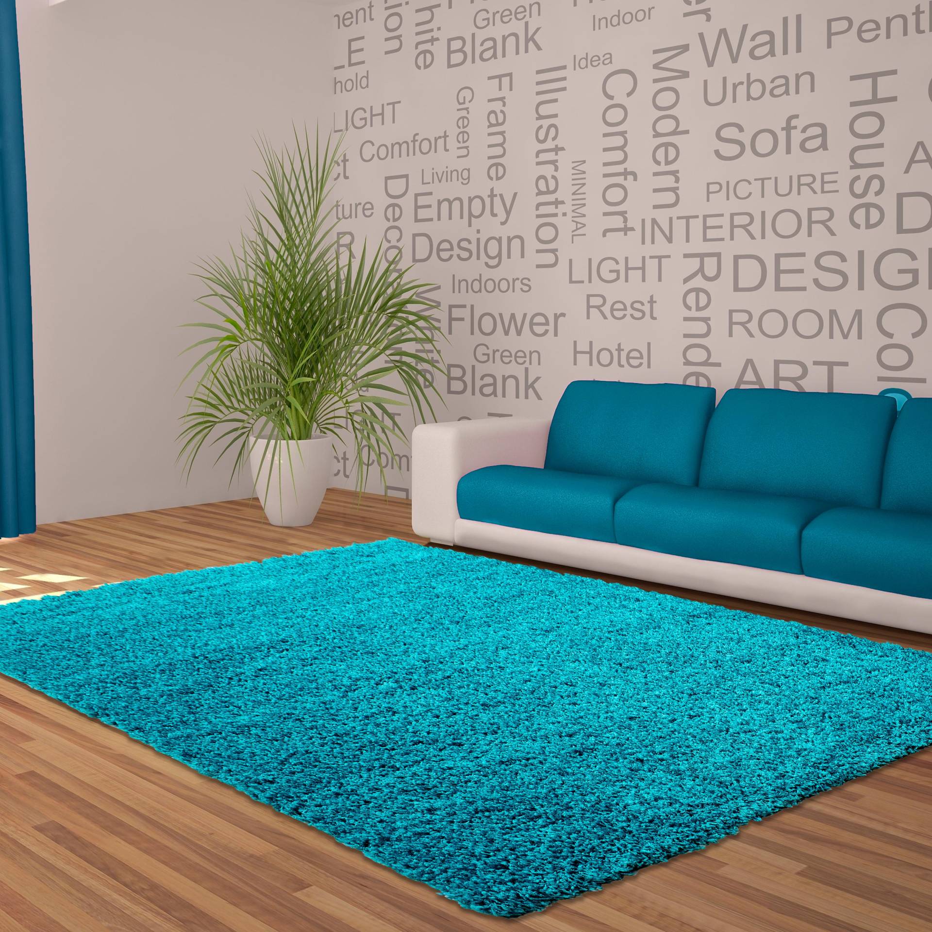 Ayyildiz Teppiche Hochflor-Teppich »Dream Shaggy«, rechteckig, 50 mm Höhe, Langflor, auch in rund, Läufer, Wohnzimmer Schlafzimmer Ayyildiz Teppiche Hochflor-Teppich »Dream Shaggy«, rechteckig, 50 mm Höhe, Langflor, auch in rund, Läufer, Wohnzimmer Schlafzimmer von Ayyildiz Teppiche