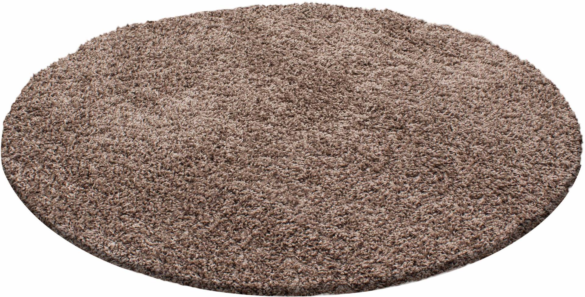 Ayyildiz Teppiche Hochflor-Teppich »Dream Shaggy«, rund, 50 mm Höhe, Langflor, auch rechteckig, Läufer, Wohnzimmer Schlafzimmer von Ayyildiz Teppiche