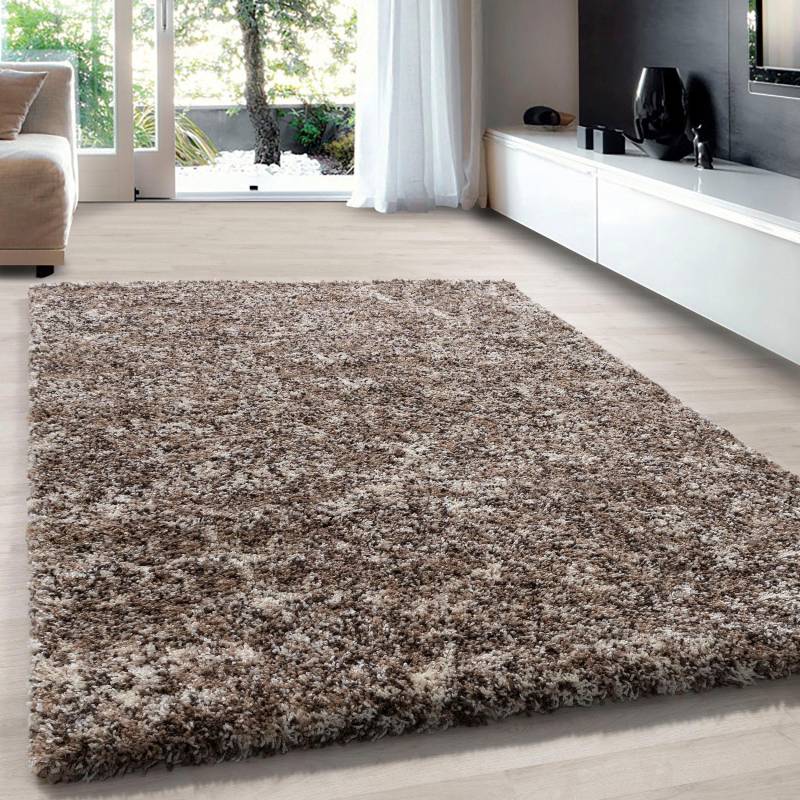 Ayyildiz Teppiche Hochflor-Teppich »Enjoy Shaggy«, rechteckig, 50 mm Höhe, auch als Läufer, Shaggy, Langflor, meliert, Wohnzimmer von Ayyildiz Teppiche