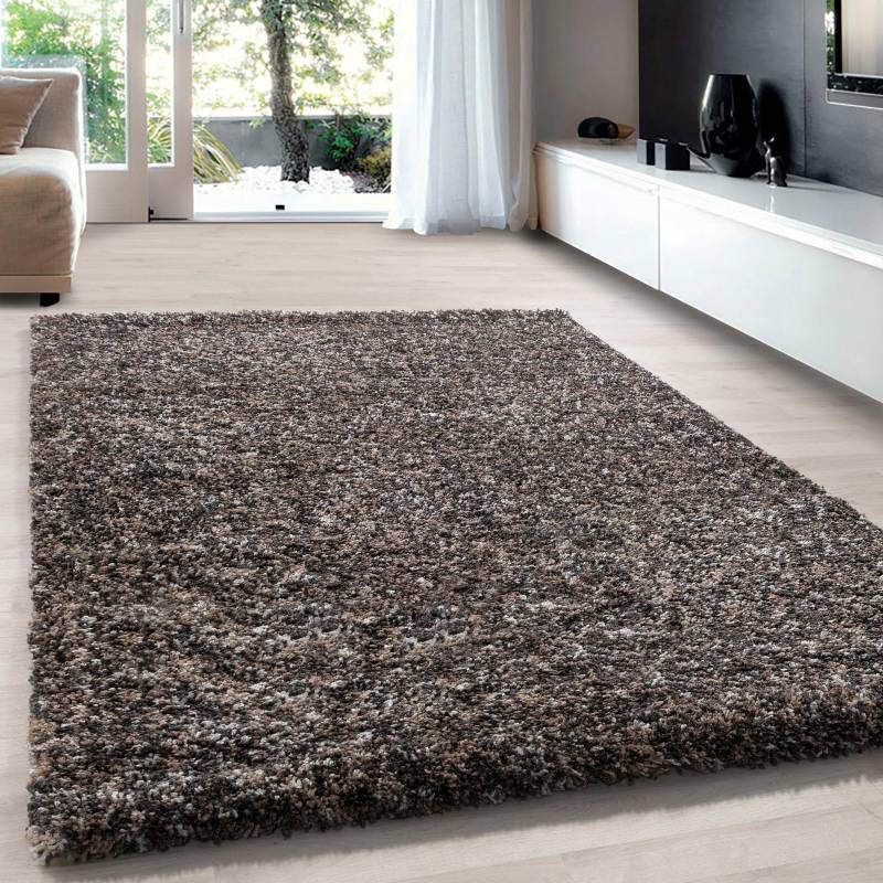 Ayyildiz Teppiche Hochflor-Teppich »Enjoy Shaggy«, rechteckig, 50 mm Höhe, auch als Läufer, Shaggy, Langflor, meliert, Wohnzimmer von Ayyildiz Teppiche