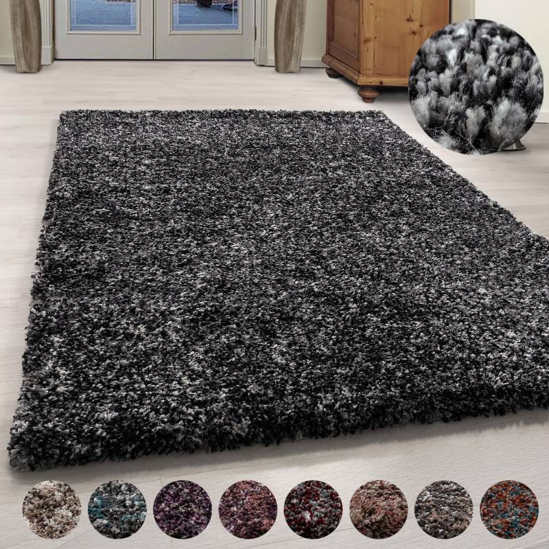 Ayyildiz Teppiche Hochflor-Teppich »Enjoy Shaggy«, rechteckig, 50 mm Höhe, auch als Läufer, Shaggy, Langflor, meliert, Wohnzimmer von Ayyildiz Teppiche