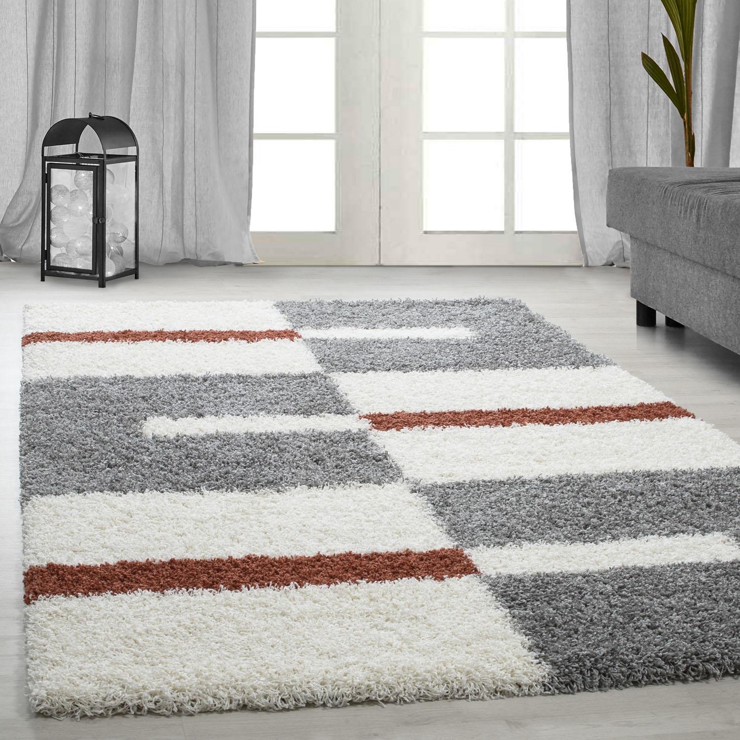 Ayyildiz Teppiche Hochflor-Teppich »Gala Shaggy 2505«, rechteckig, 30 mm Höhe, Langflor, Läufer, alle Räume, Wohnzimmer von Ayyildiz Teppiche