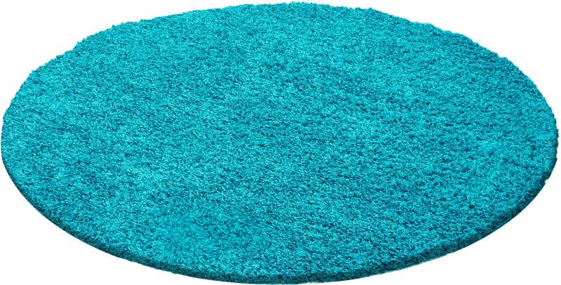 Ayyildiz Teppiche Hochflor-Teppich »Life Shaggy 1500«, rund, 30 mm Höhe, auch in rechteckig, Wohnzimmer, Langflor, grosse Farbauswahl von Ayyildiz Teppiche