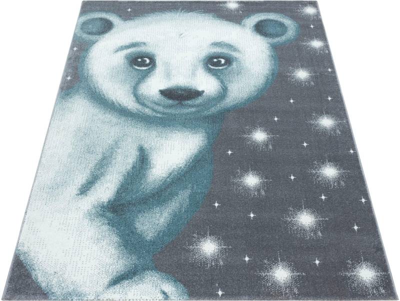 Ayyildiz Teppiche Kinderteppich »Bambi 810«, rechteckig, 11 mm Höhe, Eisbär Motiv, Kurzflor von Ayyildiz Teppiche