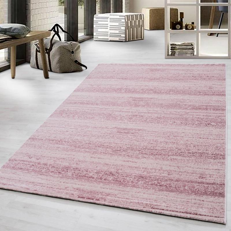 Ayyildiz Teppiche Teppich »Plus 8000«, rechteckig, 6 mm Höhe, Läufer, gestreifter Flachflor, robust, Webteppich, alle Räume von Ayyildiz Teppiche
