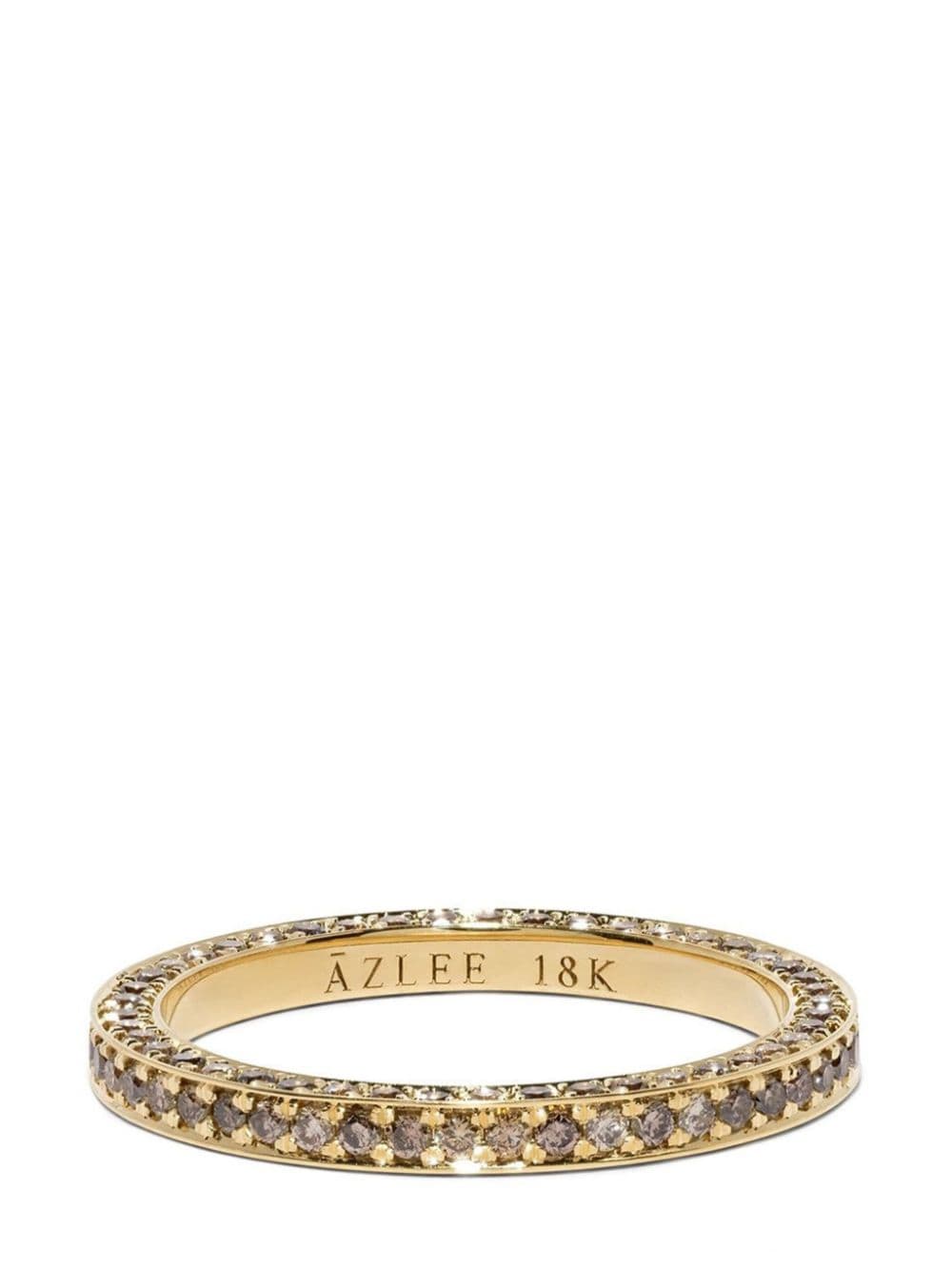 Azlee 18kt yellow gold All Over Eternity diamond ring von Azlee