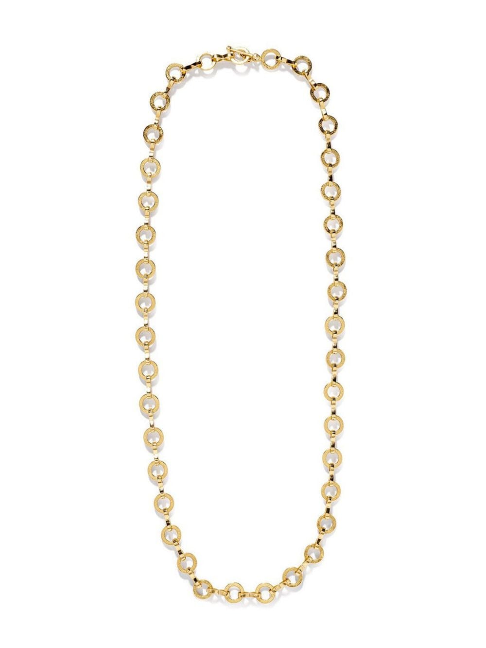 Azlee 18kt yellow gold Heavy Circle-Link chain necklace von Azlee