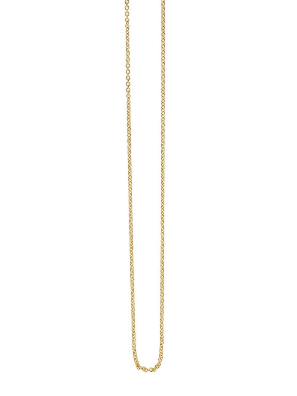 Azlee 18kt yellow gold Thin Cable chain necklace von Azlee