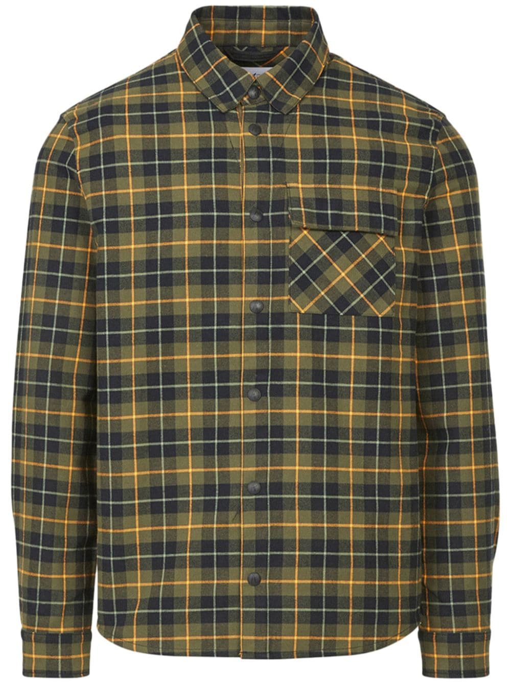 Aztech Mountain Loge Peak plaid cotton shirt - Green von Aztech Mountain