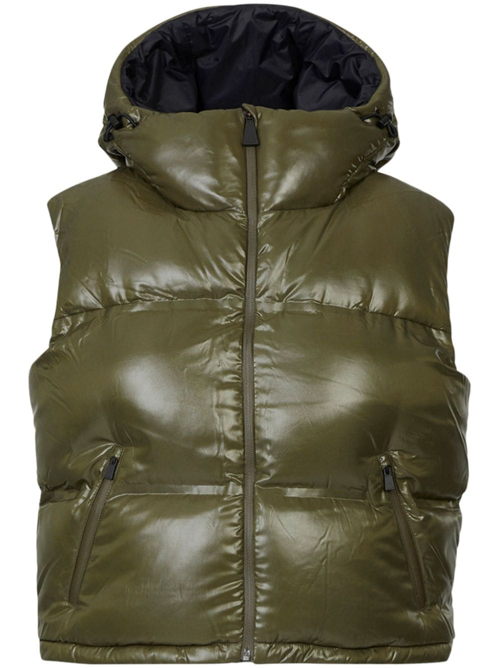 Aztech Mountain Snowbird padded hooded vest - Green von Aztech Mountain