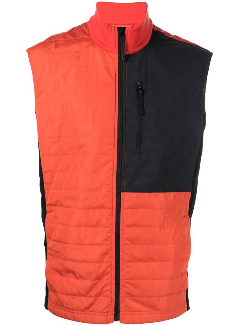 Aztech Mountain colour-block fleece vest - Orange von Aztech Mountain