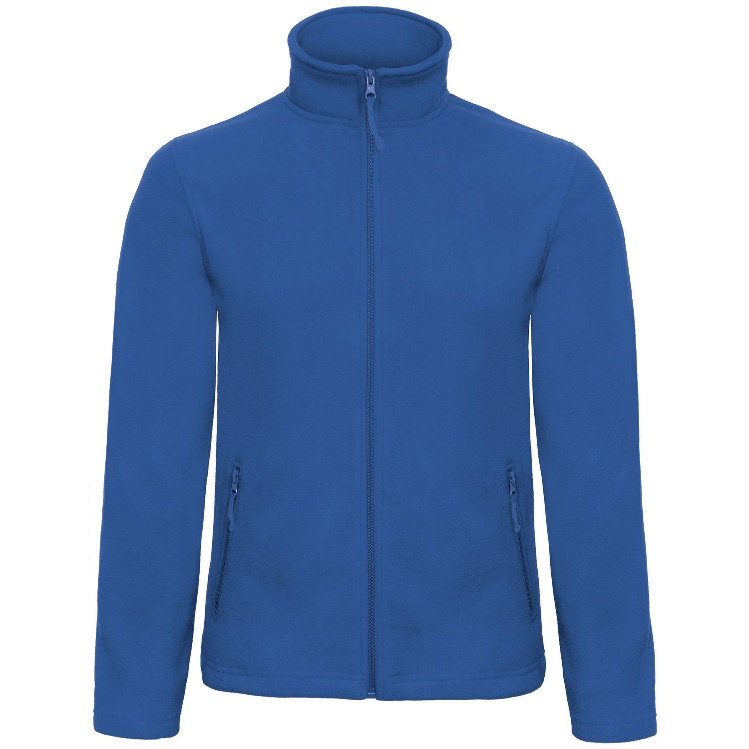 B&c Collection Id 501 Mikro Fleece Jacke Herren Königsblau S von B and C