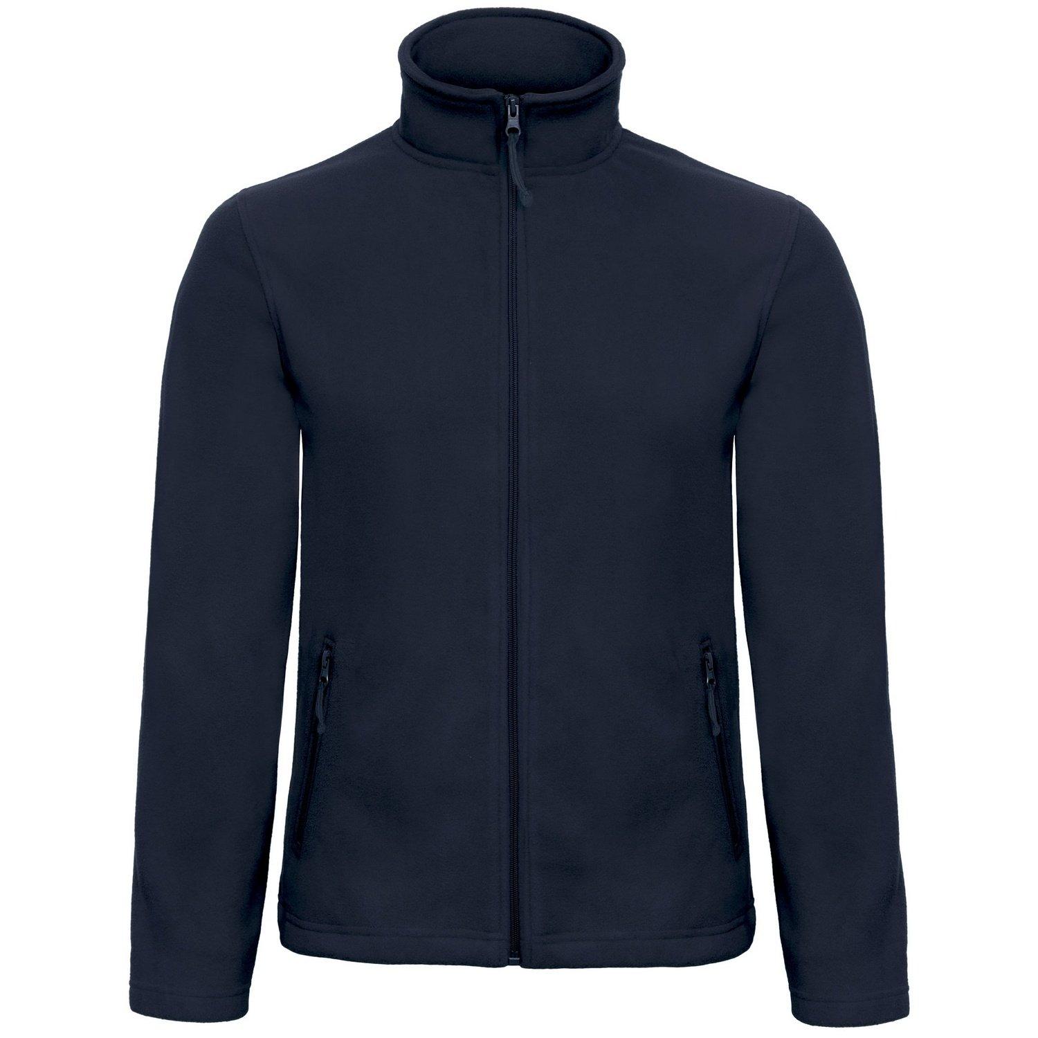 B&c Collection Id 501 Mikro Fleece Jacke Herren Marine S von B and C