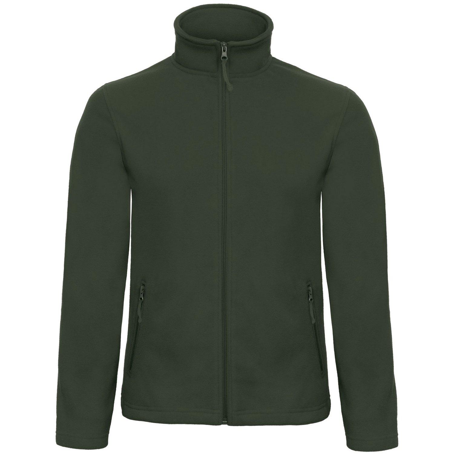 B&c Collection Id 501 Mikro Fleece Jacke Herren Waldgrün 3XL von B and C