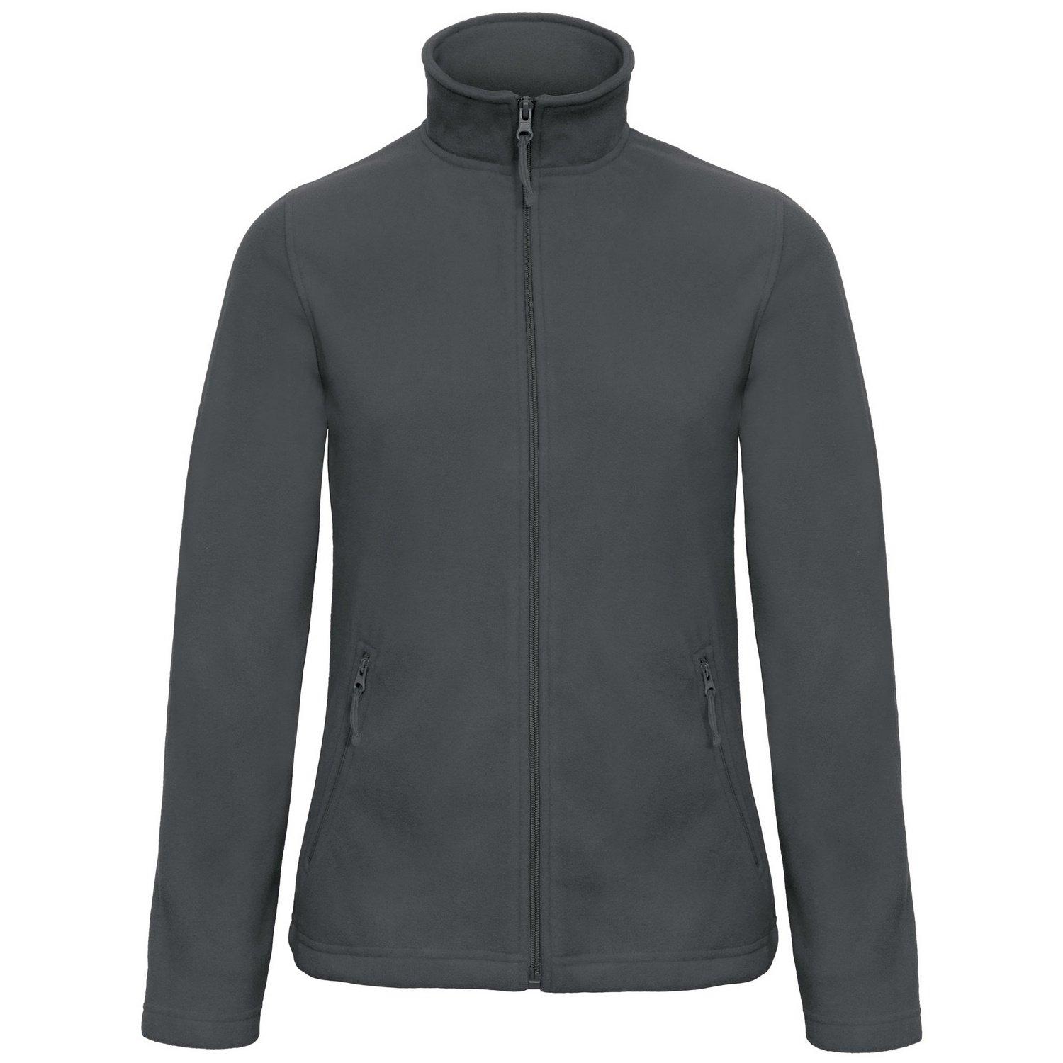 B&c Collection Id 501 Mikrofleece Jacke Damen Grau M von B and C