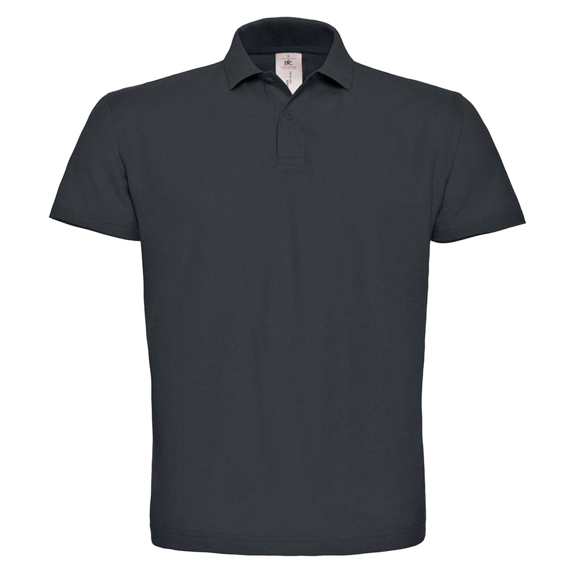 B&c Id.001 Poloshirt, Kurzarm Herren Anthrazit XS von B and C