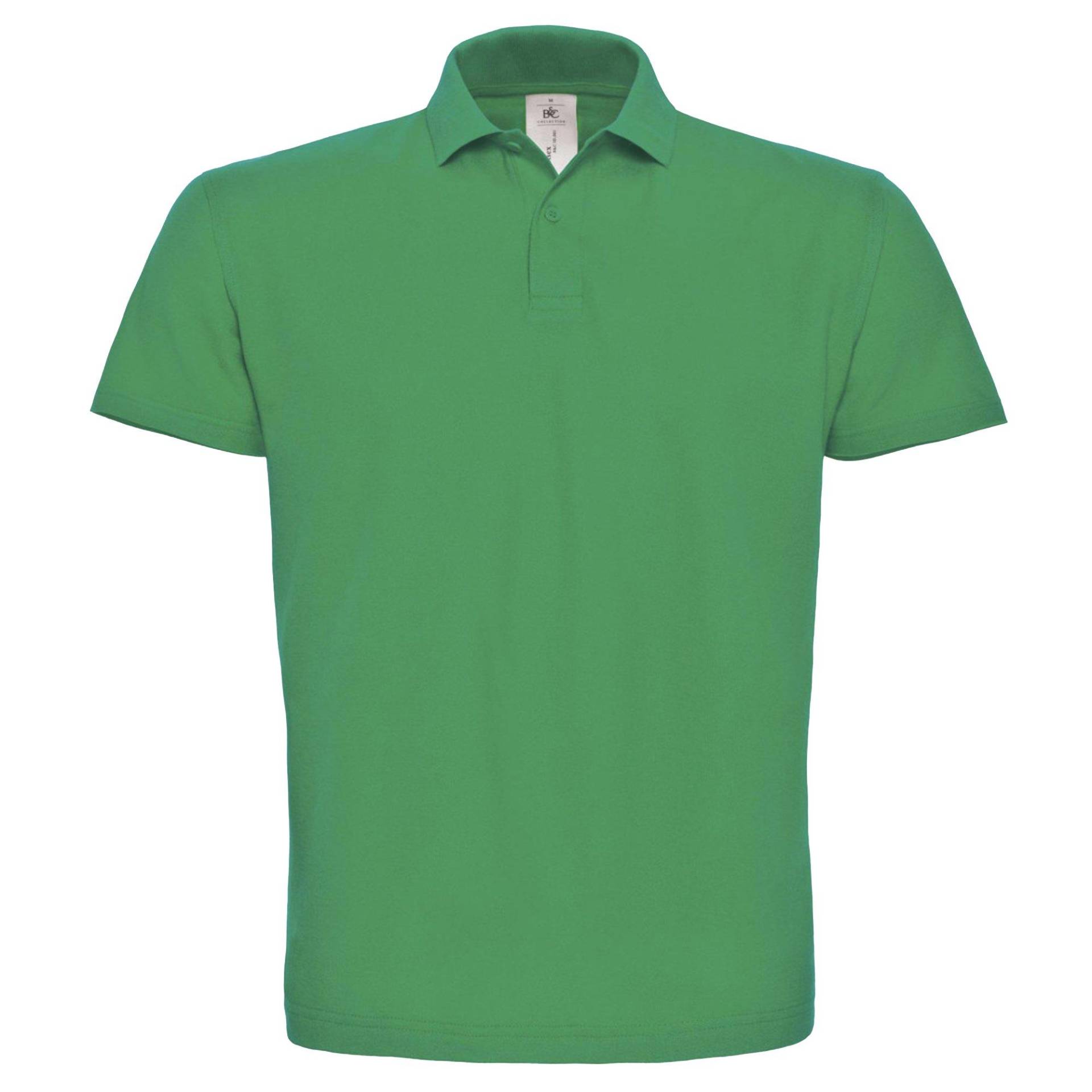 B&c Id.001 Poloshirt, Kurzarm Herren Grün S von B and C