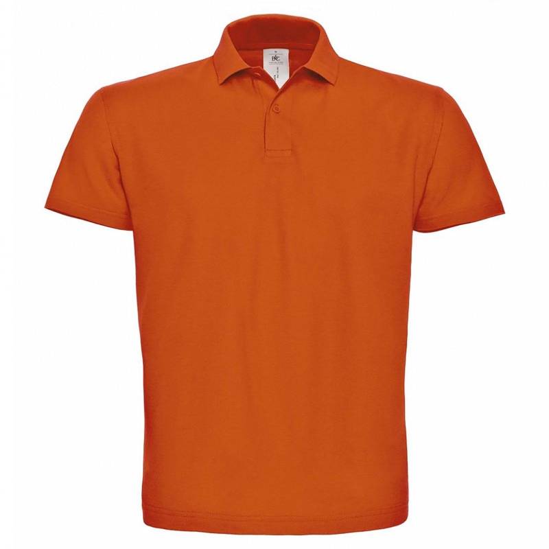 B&c Id.001 Poloshirt, Kurzarm Herren Orange XL von B and C