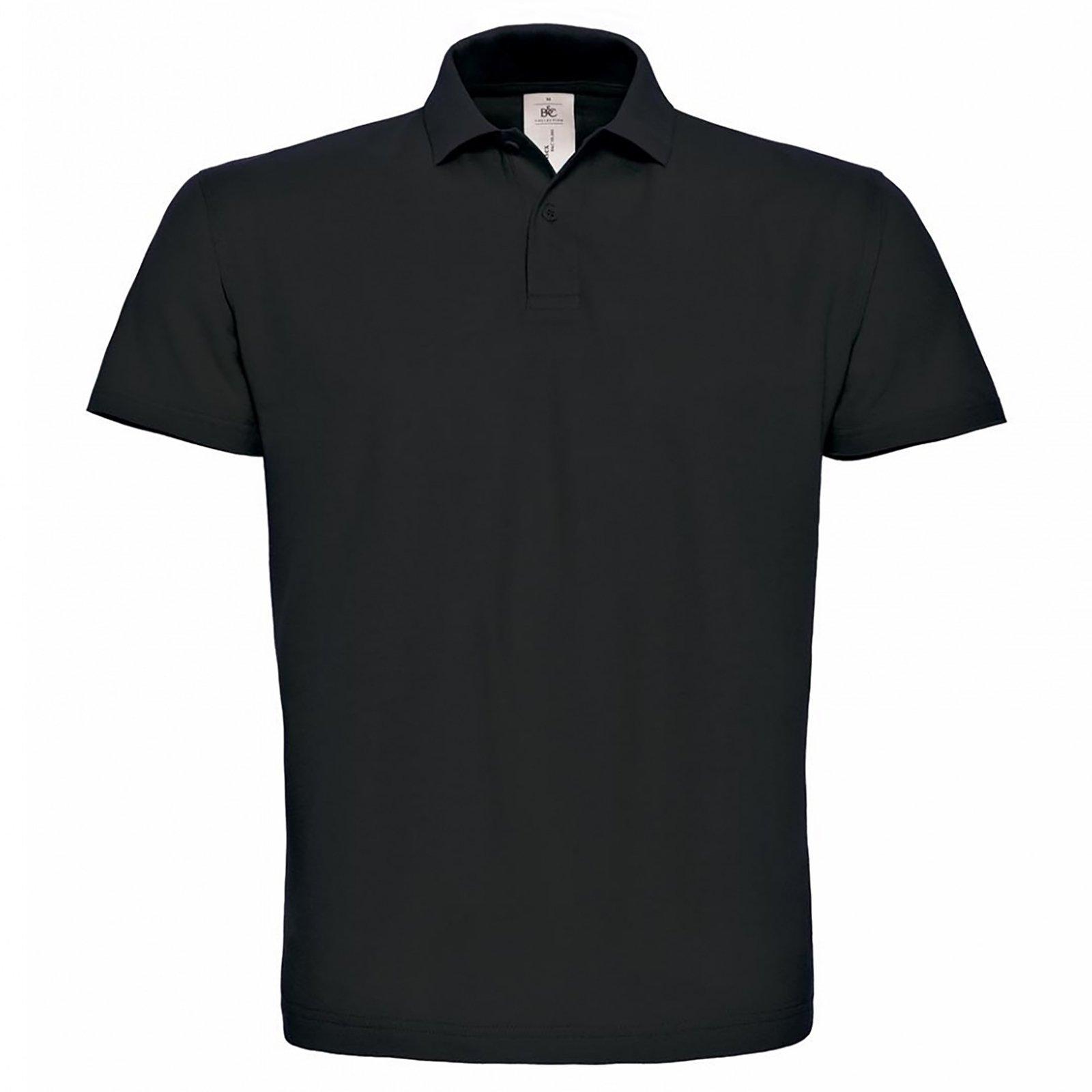 B&c Id.001 Poloshirt, Kurzarm Herren Schwarz 4XL von B and C