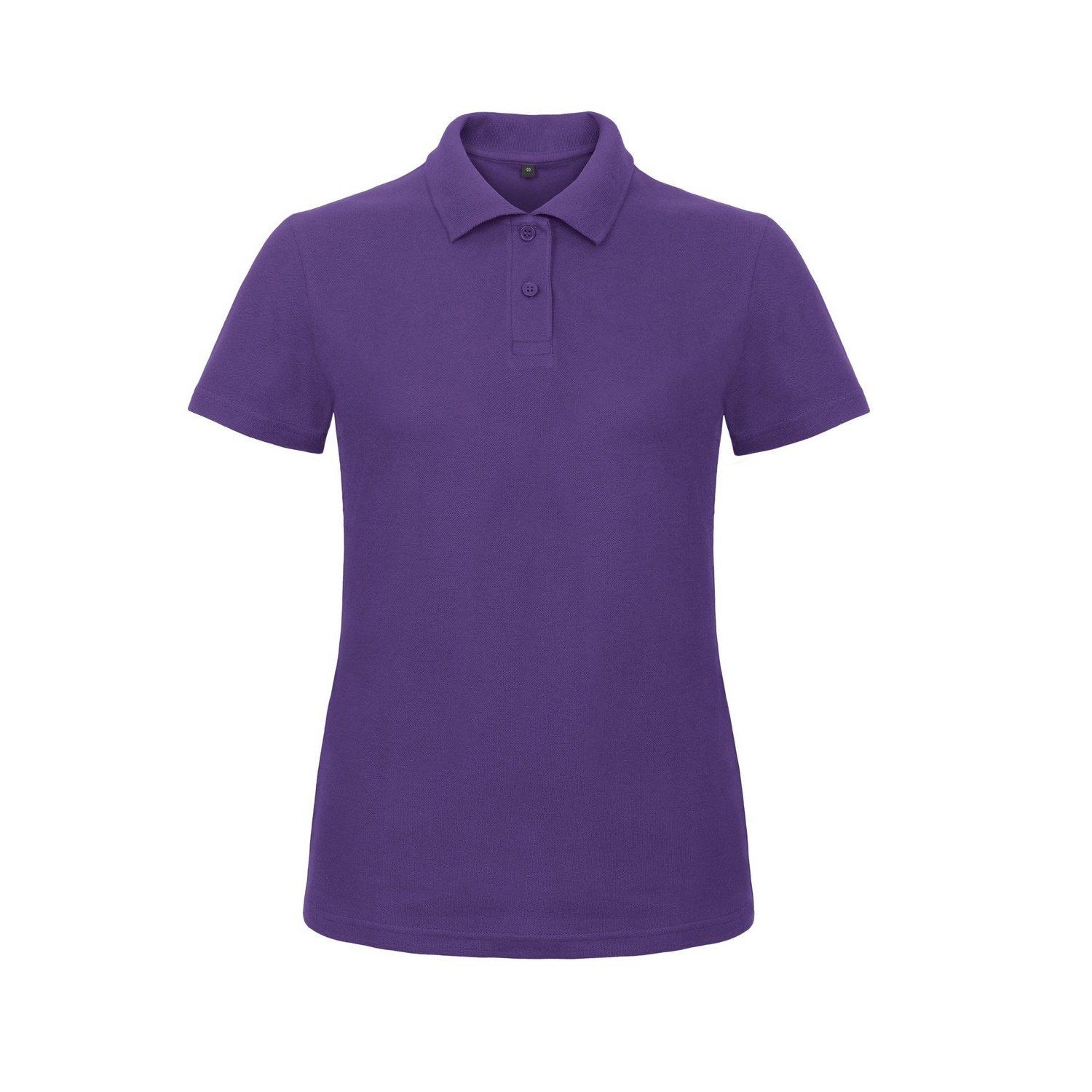 B&c Id.001 Poloshirt Polohemd, Kurzarm Damen Lila S von B and C