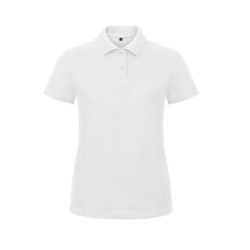 B&c Id.001 Poloshirt Polohemd, Kurzarm Damen Weiss XXL von B and C