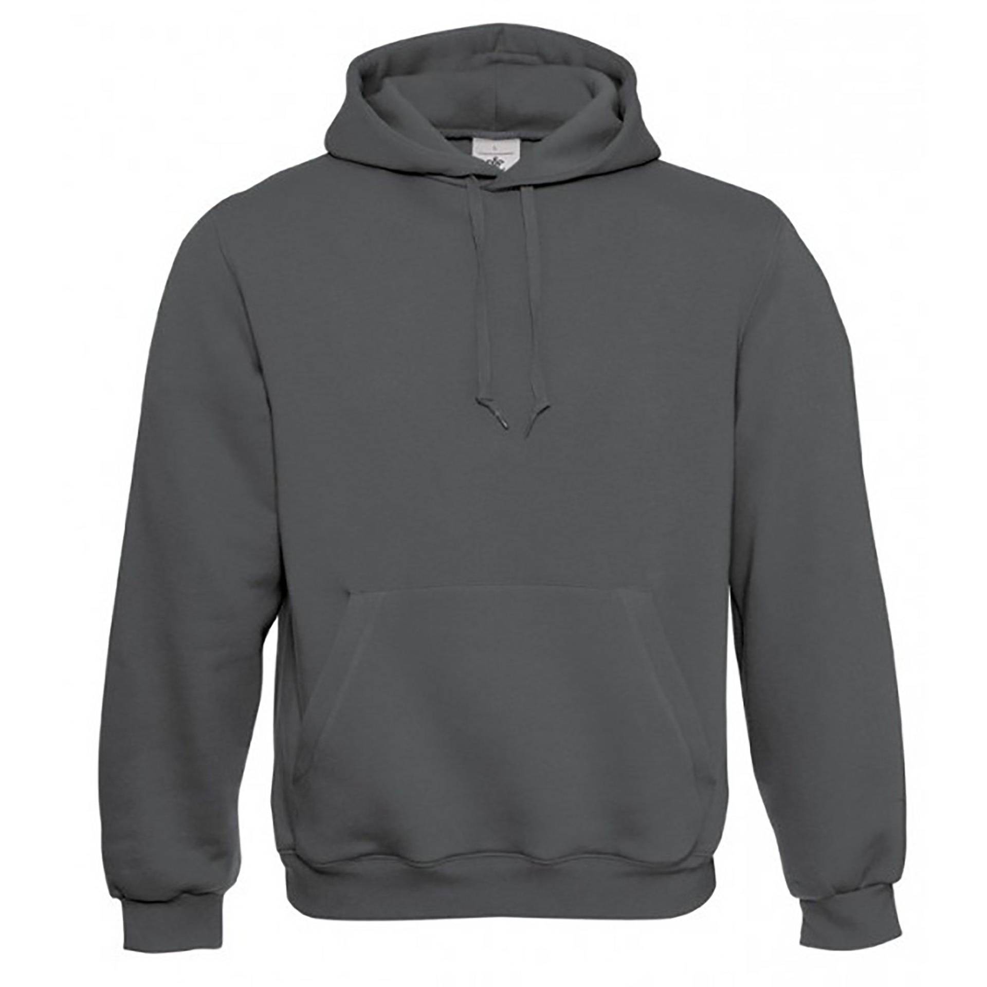 B&c Kapuzenpullover Hoodie Kapuzensweater Herren Grau L von B and C