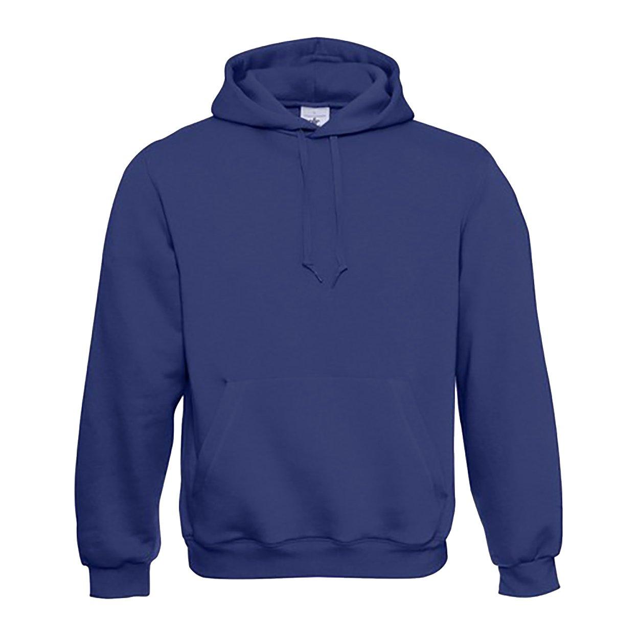 B&c Kapuzenpullover Hoodie Kapuzensweater Herren Stahlblau XS von B and C