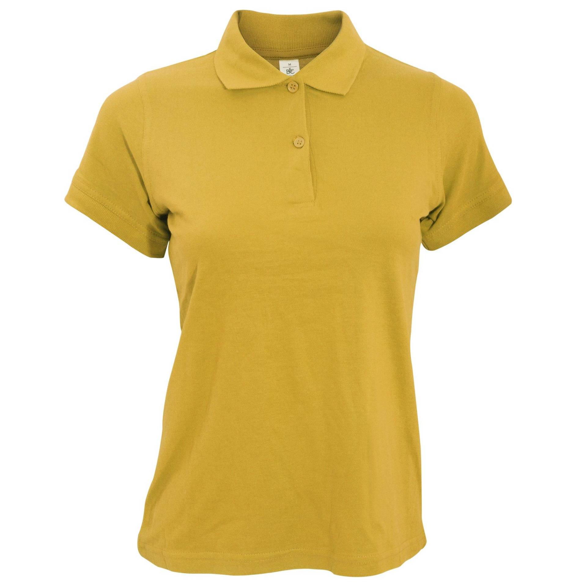 B&c Safran Poloshirt, Kurzarm Damen Gold XS von B and C