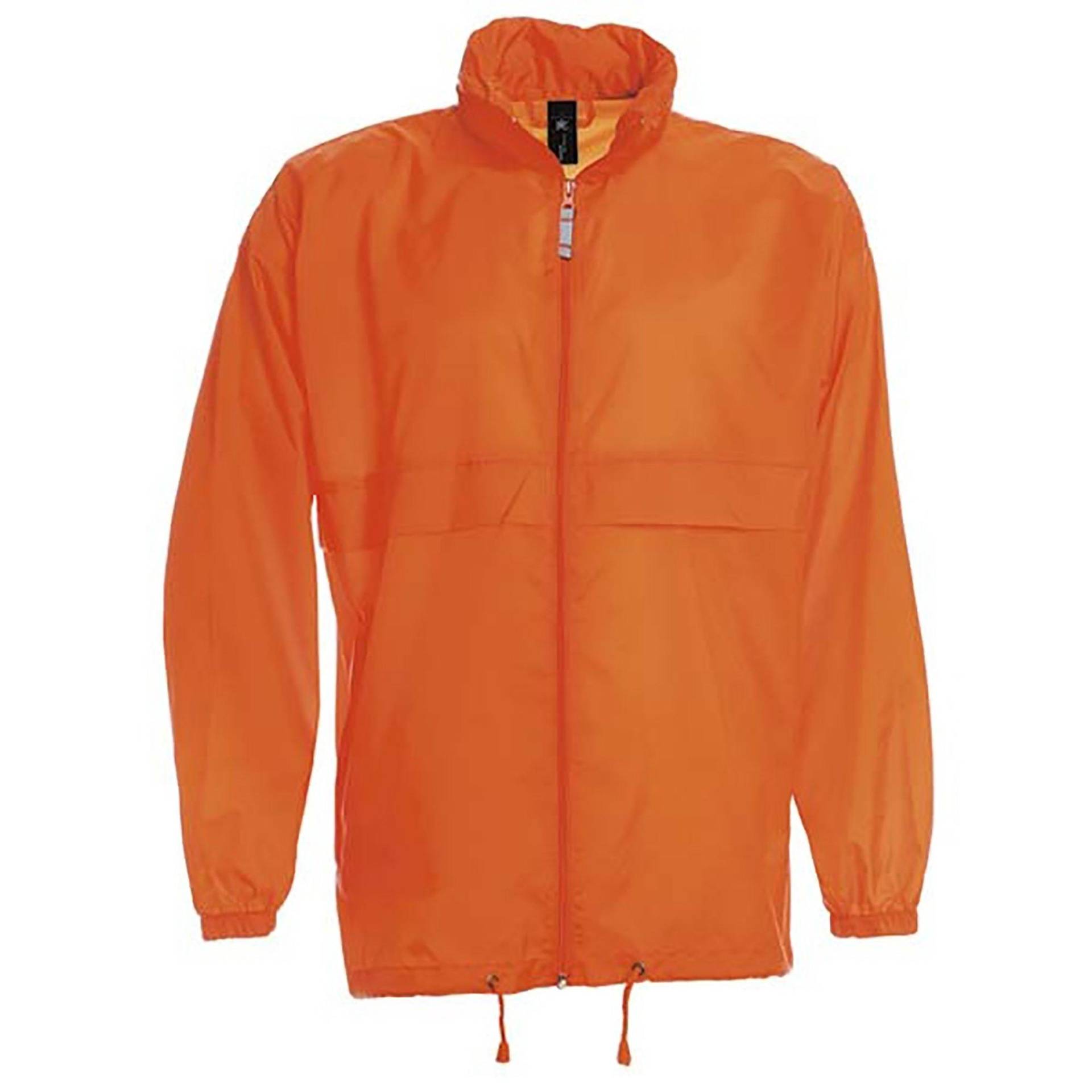 B&c Sirocco Leichte Jacke Herren Orange S von B and C