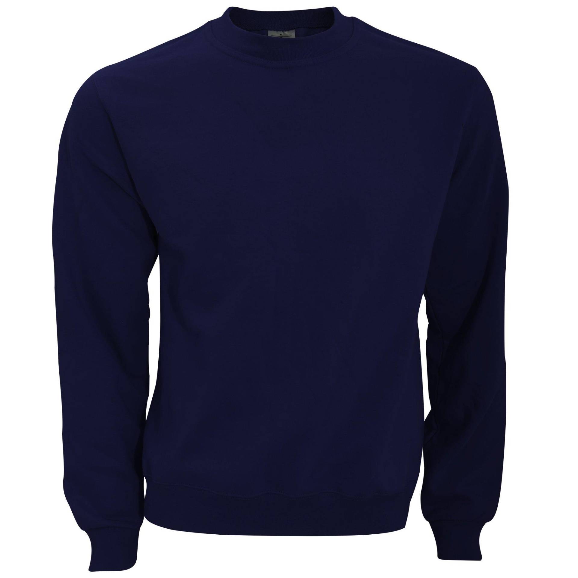 B&c Sweatshirt Mit Rundhalsausschnitt Herren Marine M von B and C