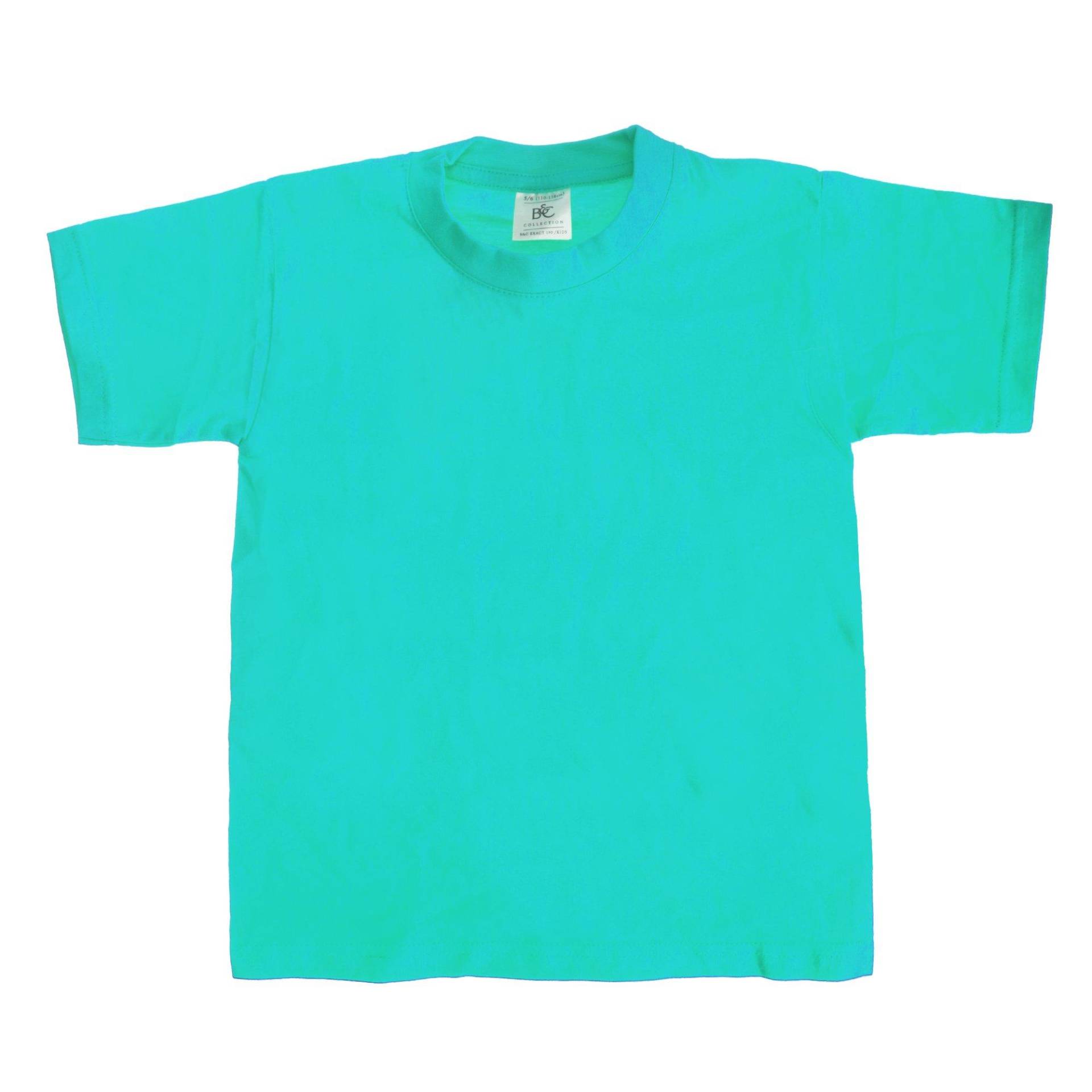 B&c Tshirt, Kurzarm Jungen Gletscherblau 3-4A von B and C