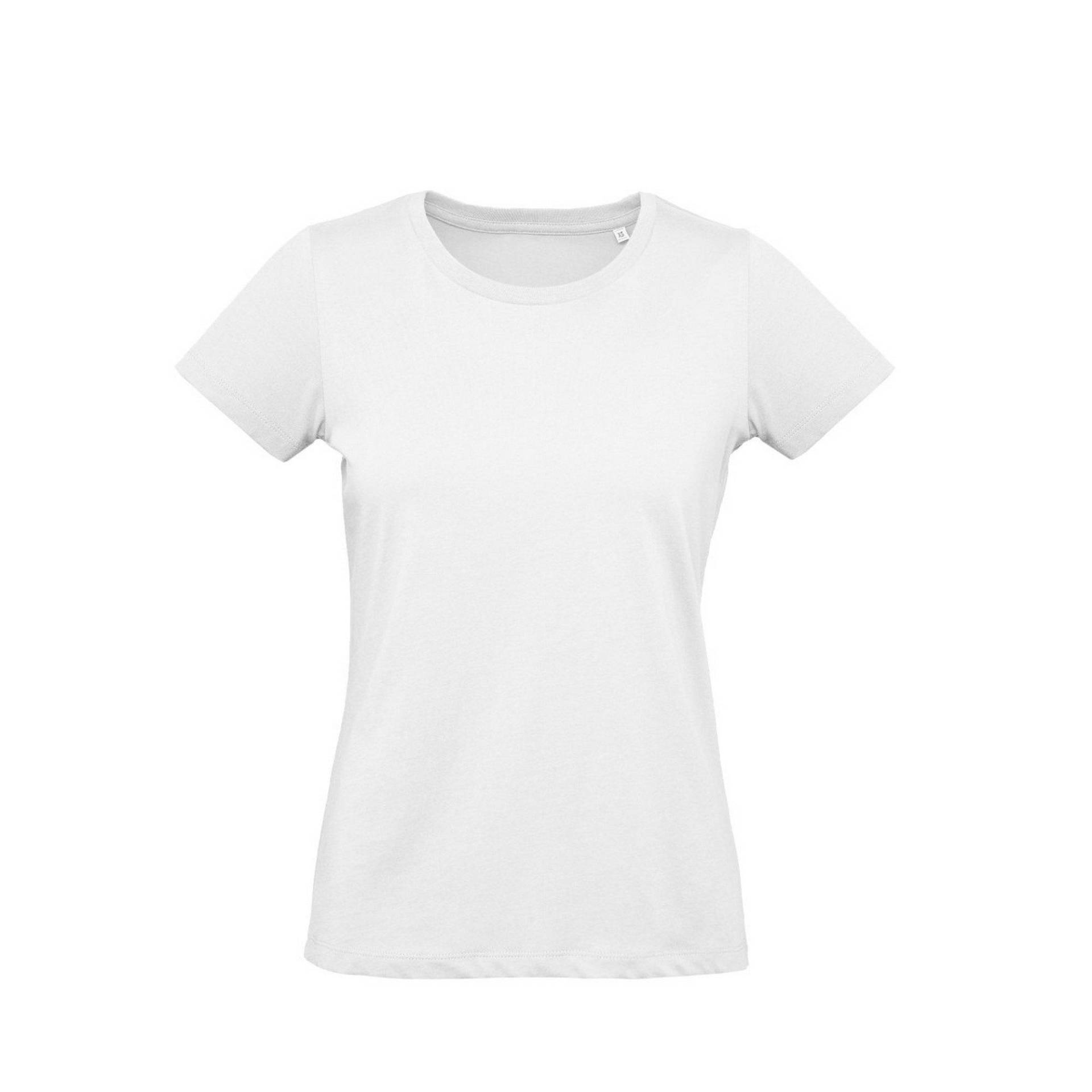 B&c Tshirt Inspire Plus Damen Weiss XXL von B and C