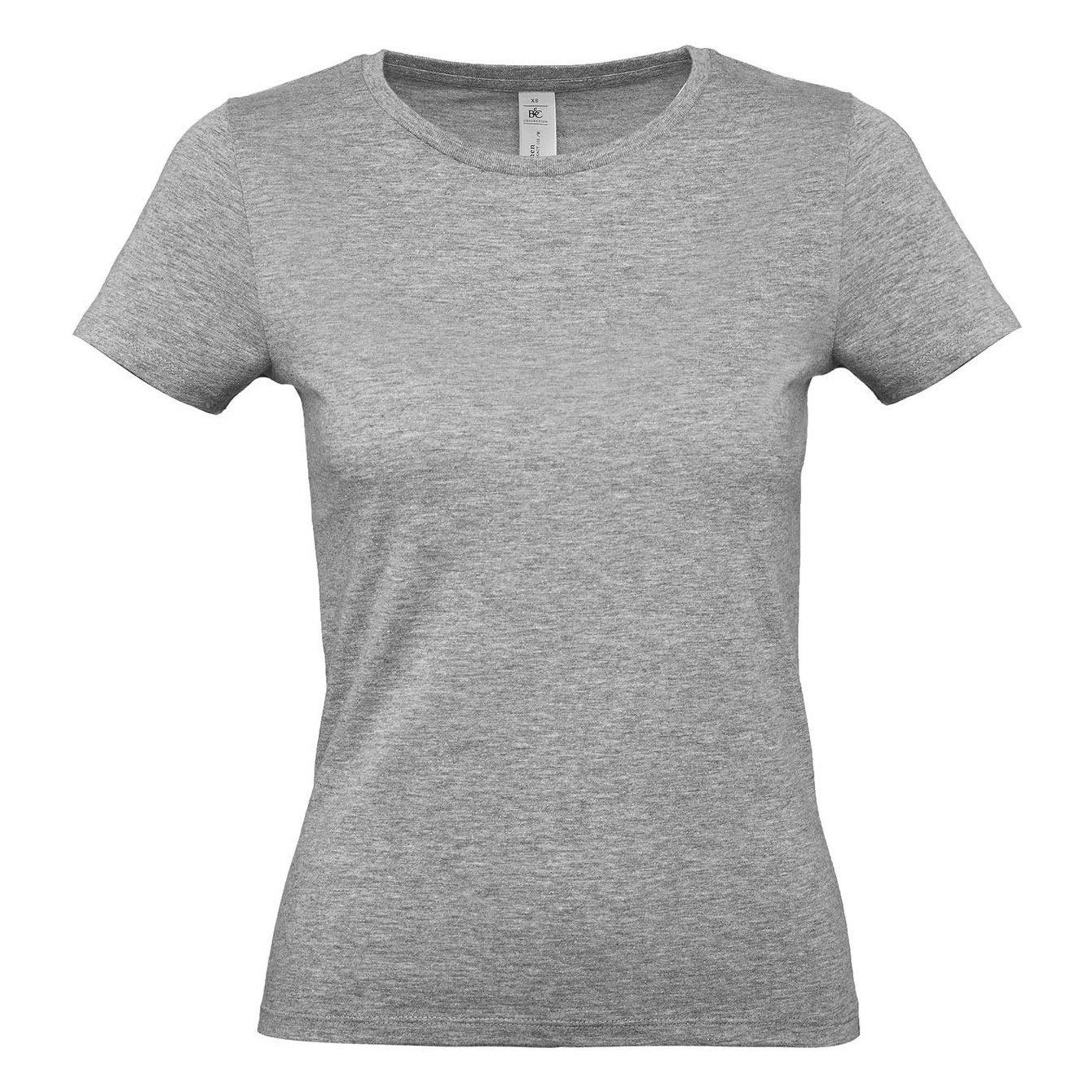 B&c Tshirt #e150 Damen Grau XL von B and C