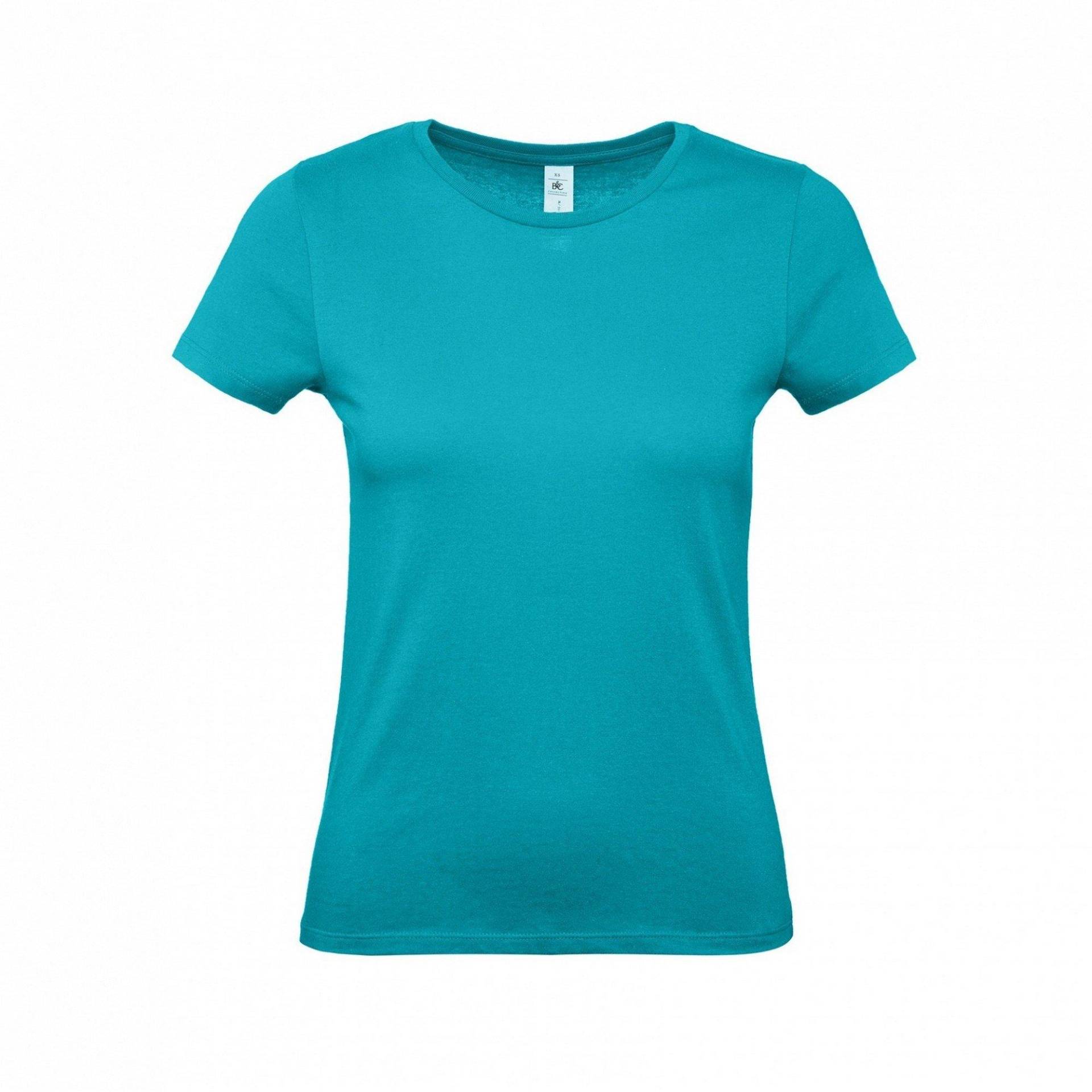 B&c Tshirt #e150 Damen Türkisblau XS von B and C