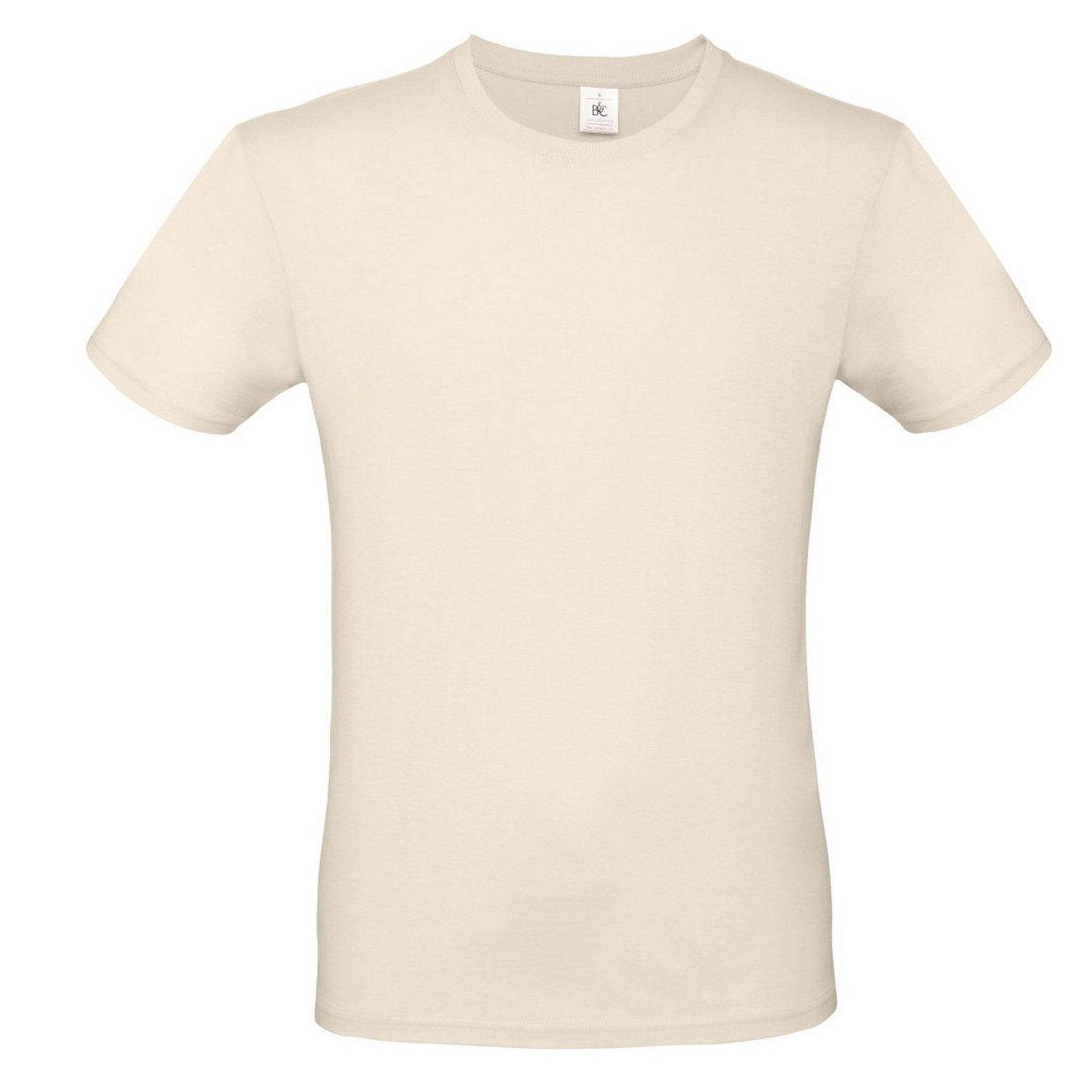 B&c Tshirt #e150 Herren Beige L von B and C