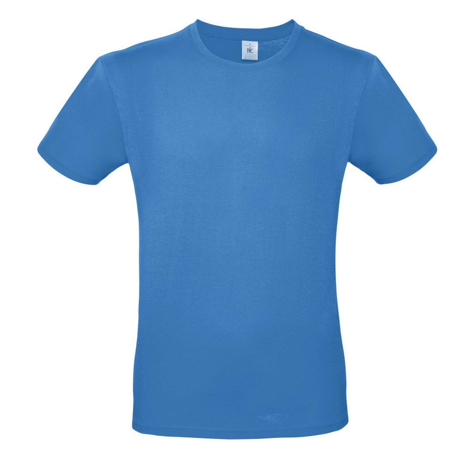 B&c Tshirt #e150 Herren Blau L von B and C