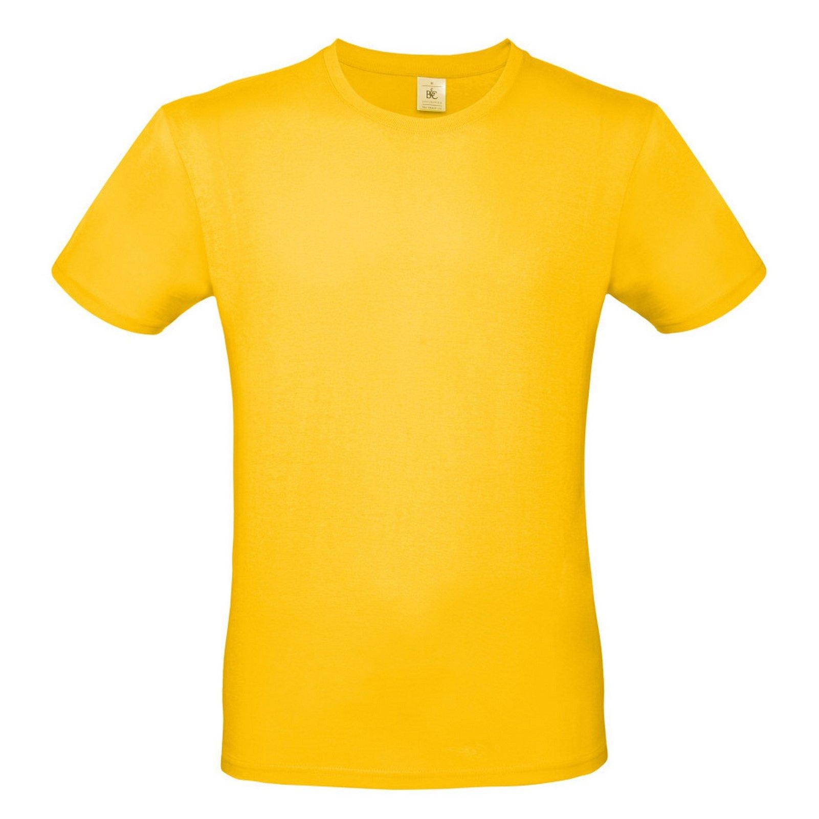 B&c Tshirt #e150 Herren Gold S von B and C