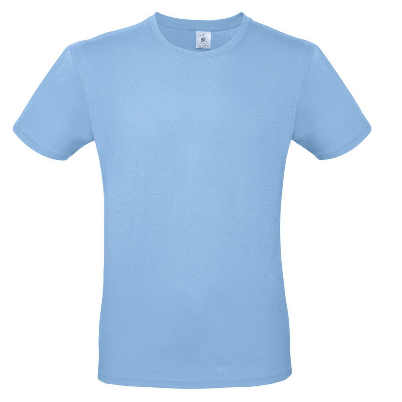 B&c Tshirt #e150 Herren Himmelblau M von B and C