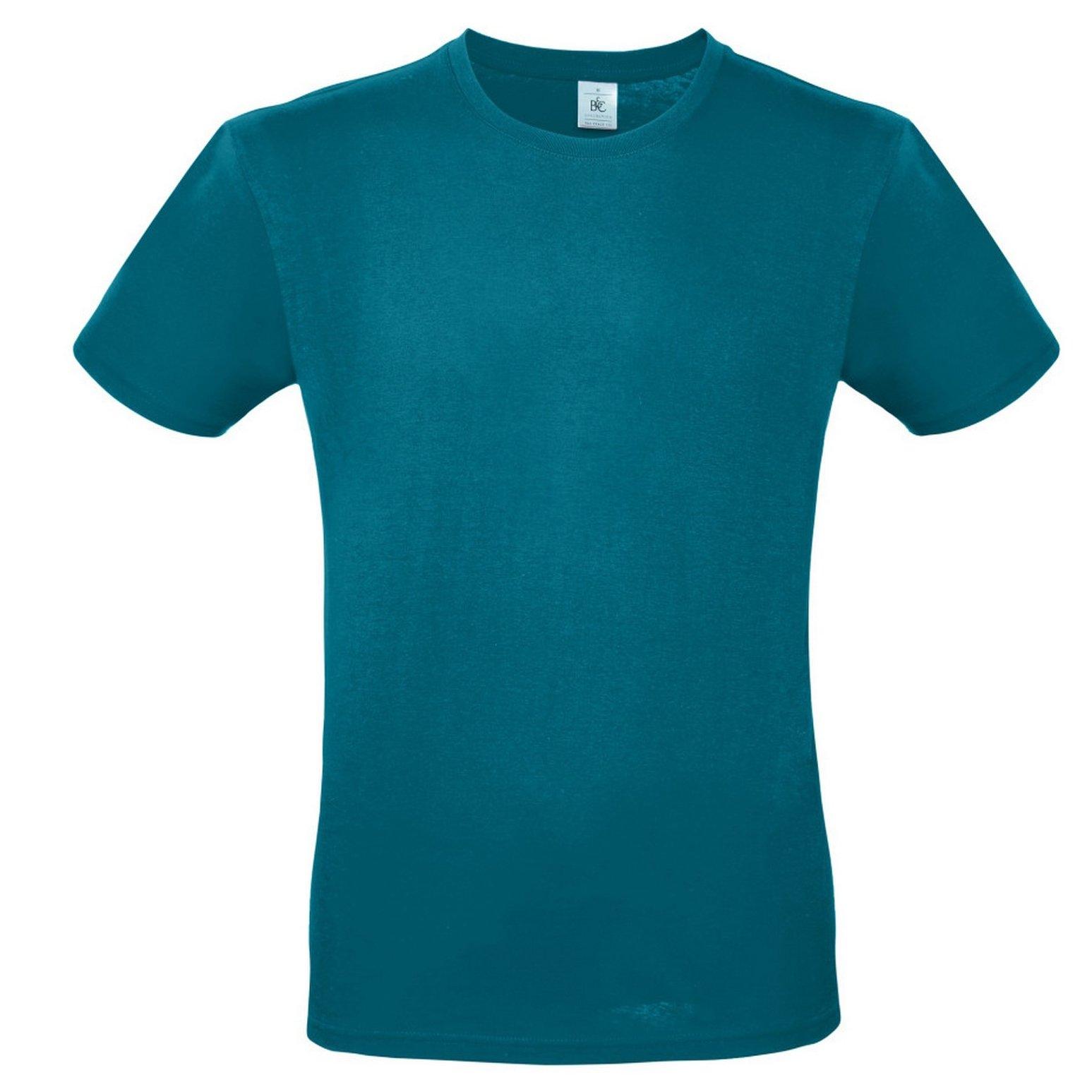 B&c Tshirt #e150 Herren Horizon Blue L von B and C