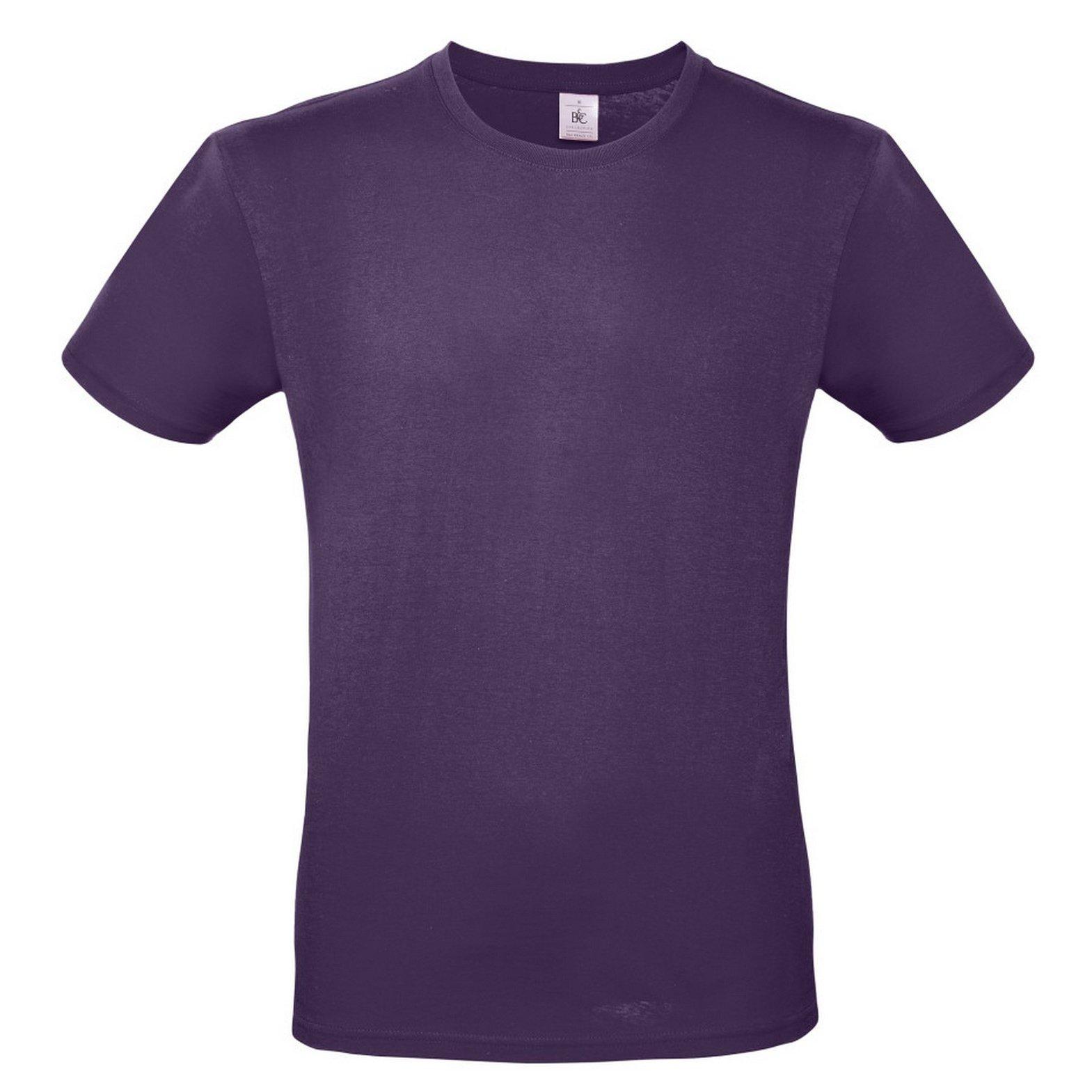 B&c Tshirt #e150 Herren Lila L von B and C