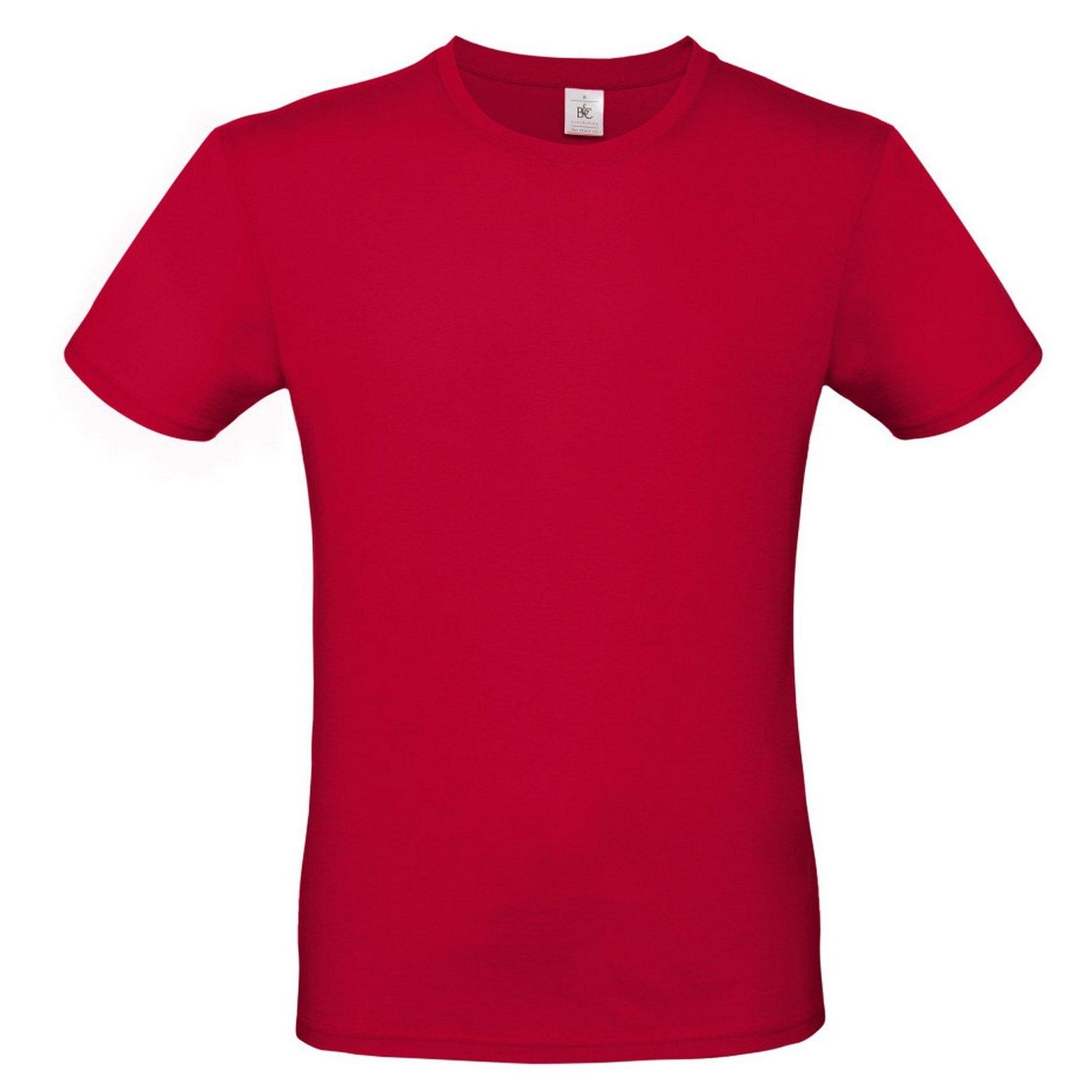 B&c Tshirt #e150 Herren Rot Bunt M von B and C