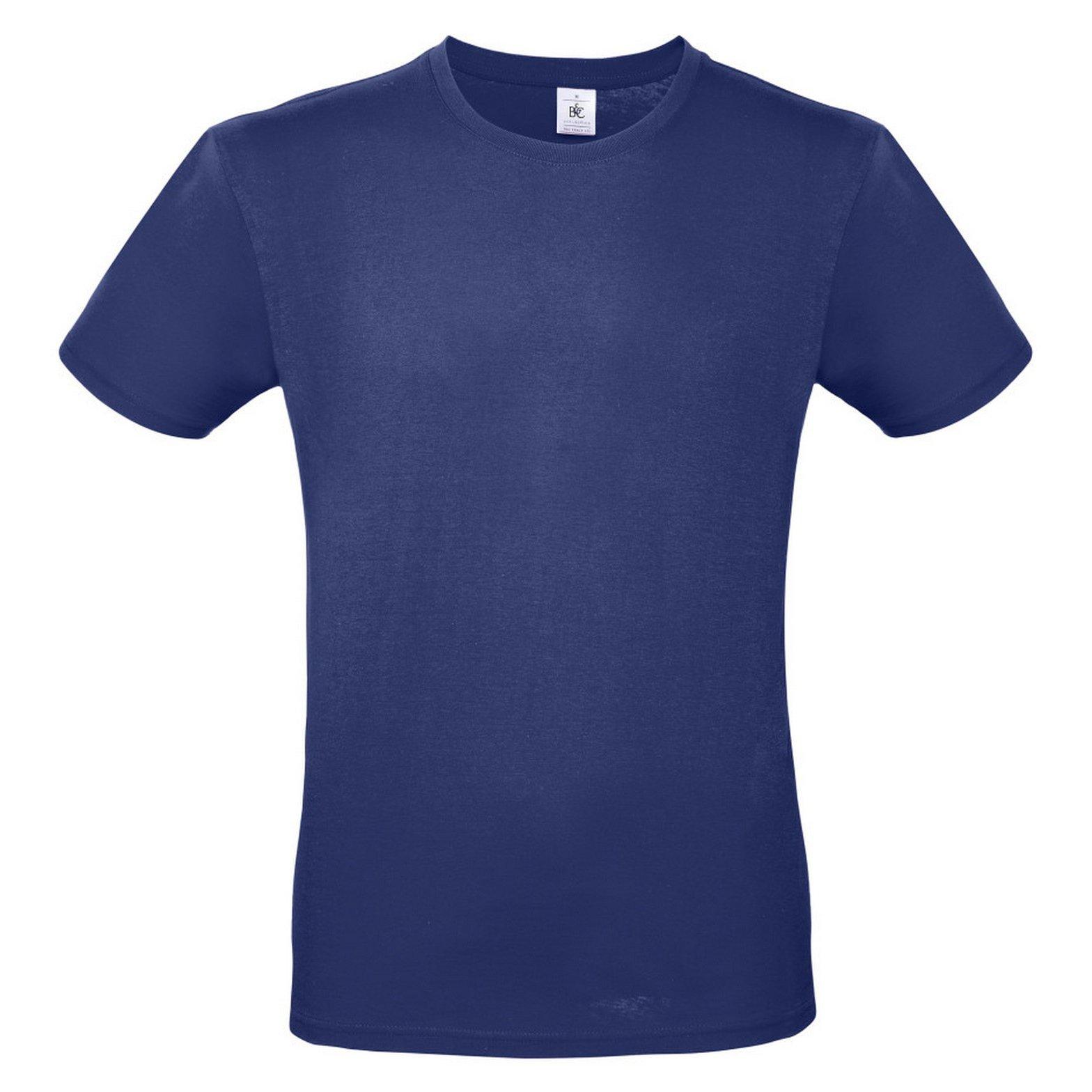 B&c Tshirt #e150 Herren Stahlblau L von B and C