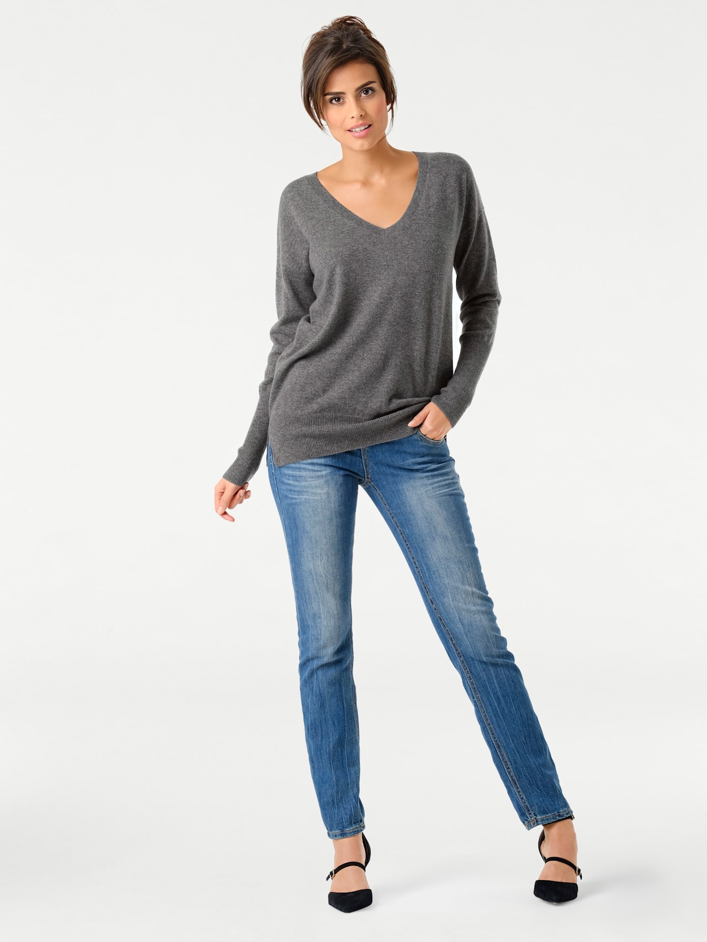 heine Strickpullover »V-Pullover« heine Strickpullover »V-Pullover« von heine