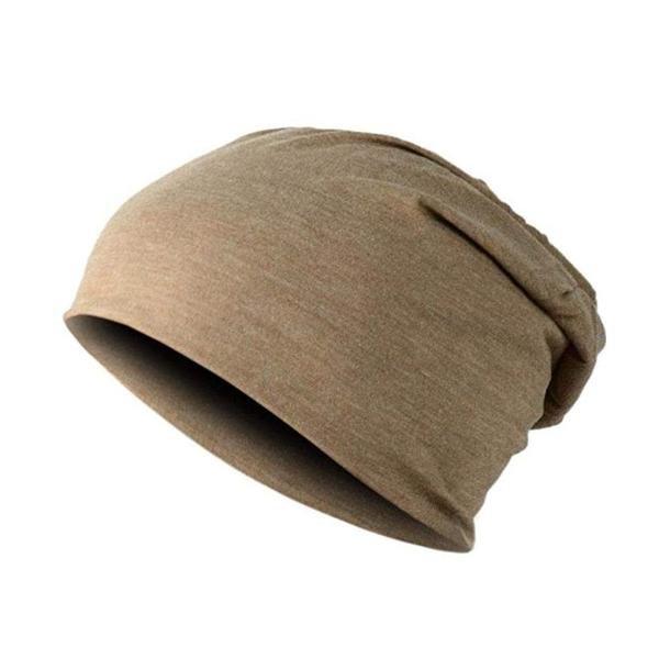 Dünne Beanie Im Baggy-stil Herren Kühles Braun ONE SIZE von B2X