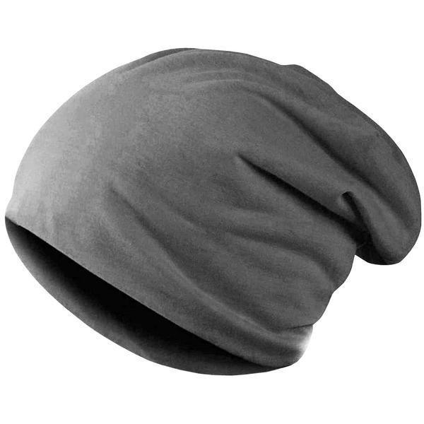 Dünne Beanie Im Baggy-stil Herren Taubengrau ONE SIZE von B2X