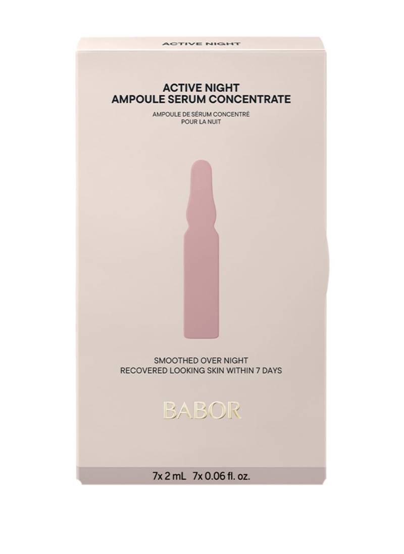 Babor Ampoule Concentrates Active Night Ampullen (7 x 2 ml) 14 ml von BABOR