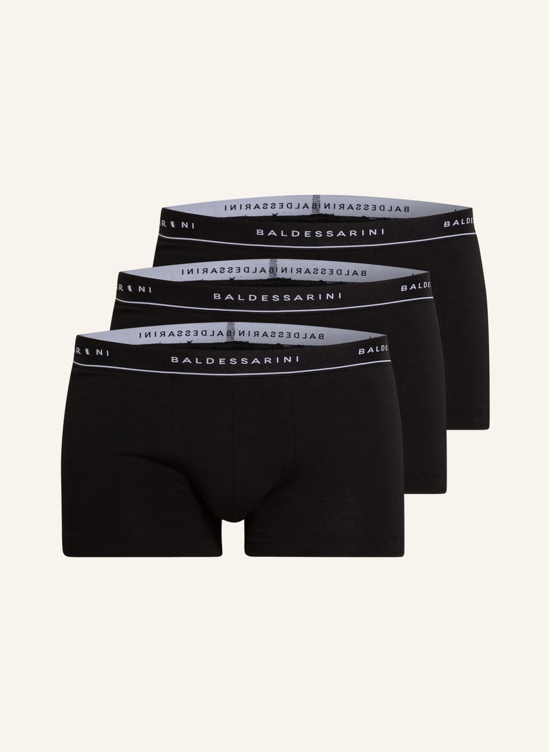 Baldessarini 3er-Pack Boxershorts schwarz von BALDESSARINI