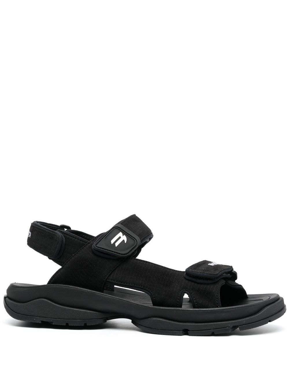 Balenciaga Tourist logo touch-strap sandals - Black von Balenciaga